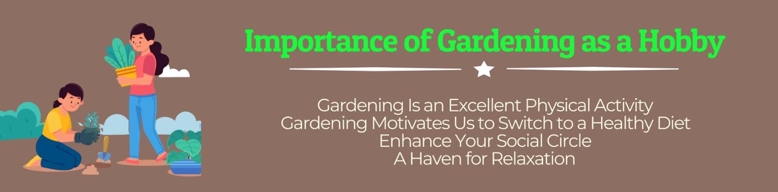 National Centre for Excellence - CBSE School - Gardening as a hobby