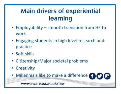 National Centre for Excellence - Main Drivers of Experiential Learning