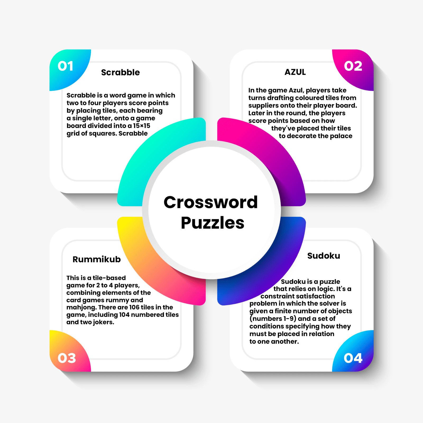 National Centre for Excellence - Types of Puzzles