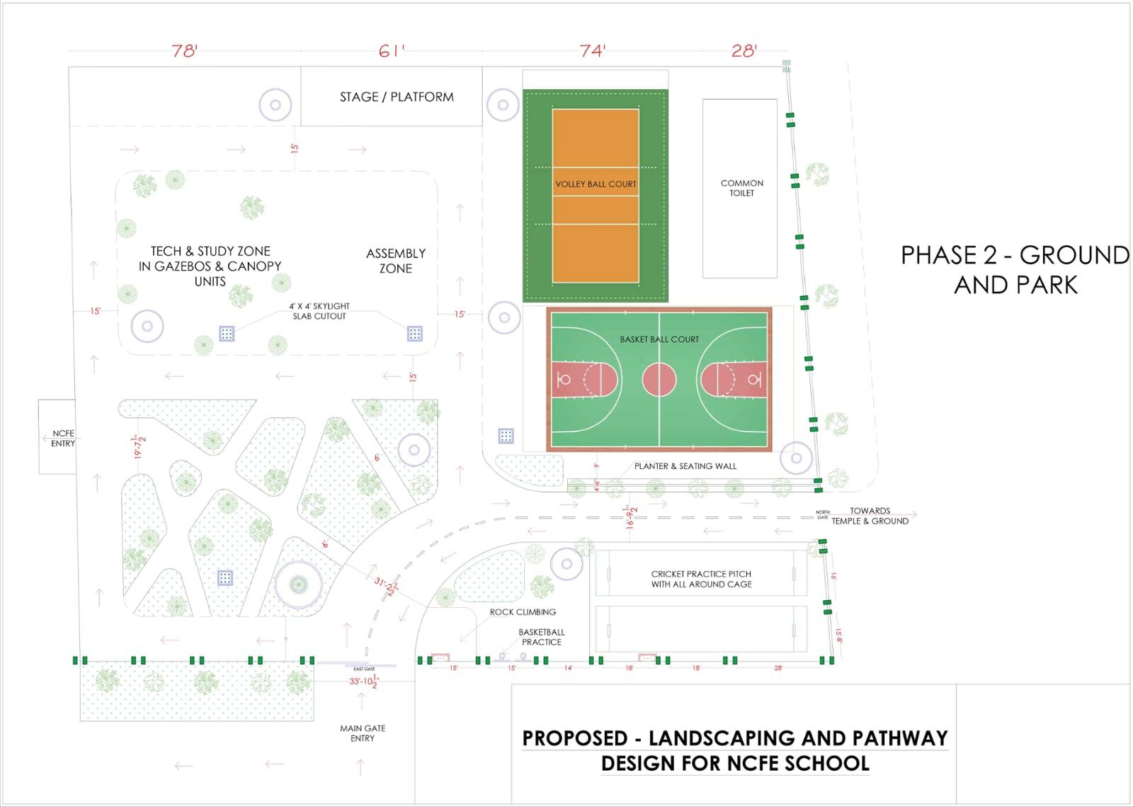 National Centre for Excellence - Ground Plan